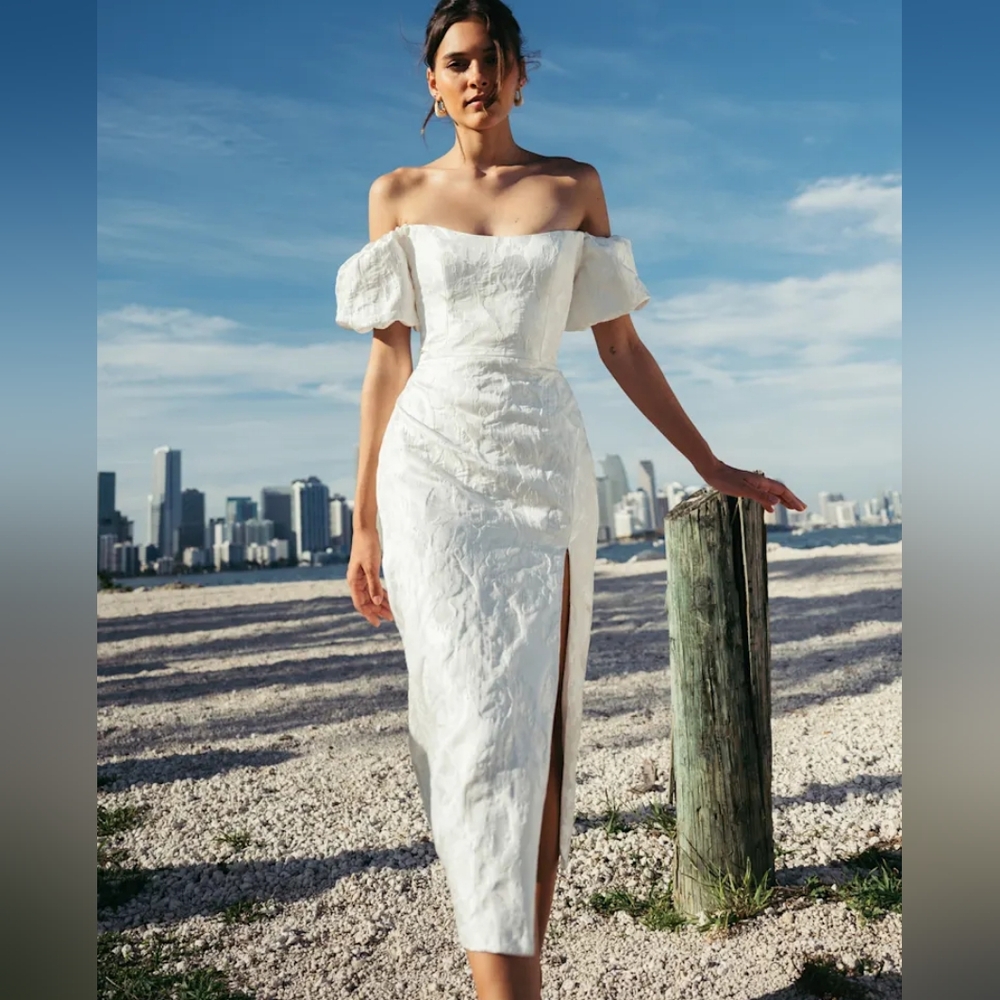 Jenny Yoo Dress - worn only ONCE, sleeves not included